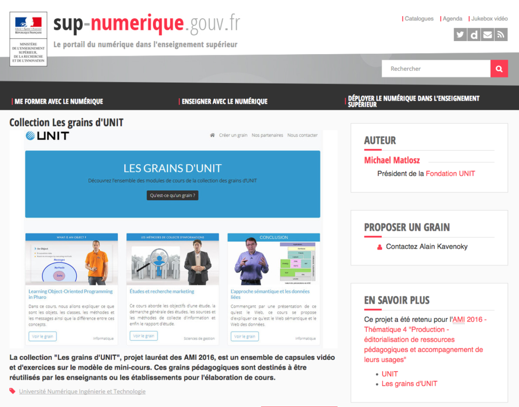 Illustration Collection Les Grains d'UNIT