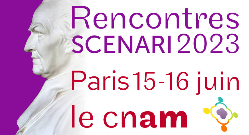 Illustration Rencontres Scenari 2022 au Cnam à Paris, 15-16 juin