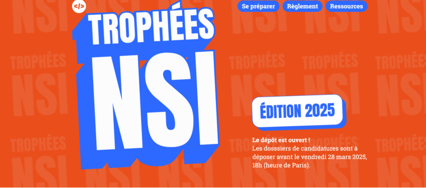 Illustration Trophées NSI 2025